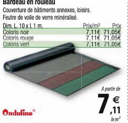 Bardeau En Rouleau Onduline