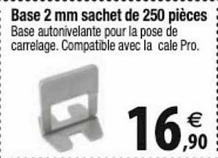 Base 2 Mm Sachet De 250 Pièces