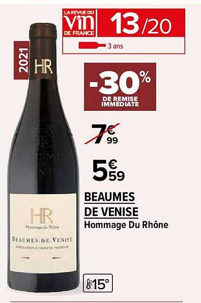 beaumes de venise hommage du rhône