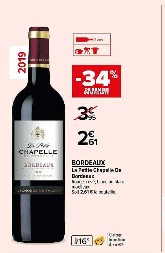 bordeaux la petite chapelle de bordeaux