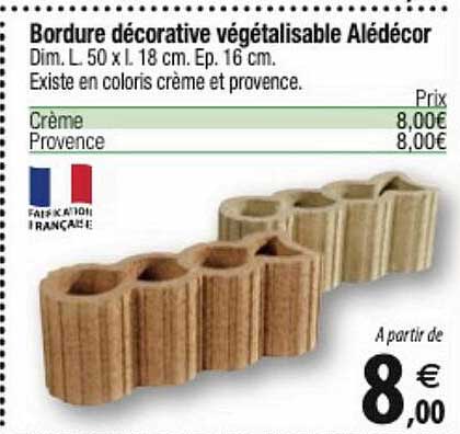 bordure décorative végétalisable alédécor