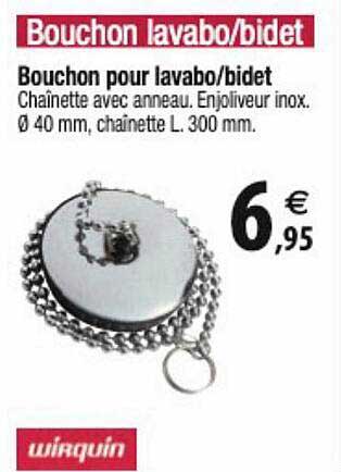 Bouchon Pour Lavabo-bidet Wirquin