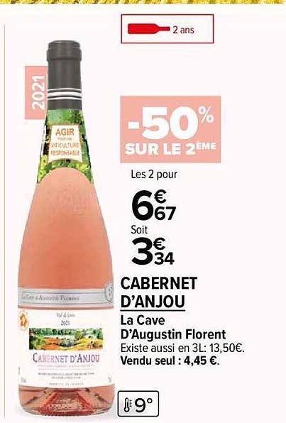 cabernet d'anjou la cave d'augustin florent