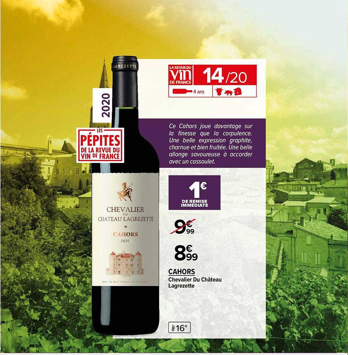 cahors chevalier du château lagrezette