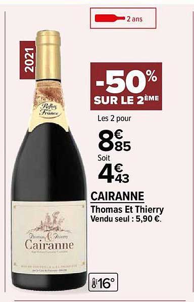 cairanne thomas et thierry