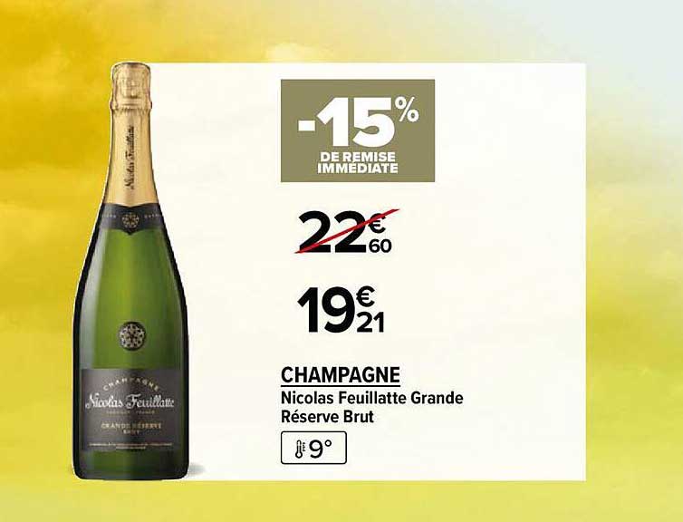 champagne nicolas feuillatte grande réserve brut