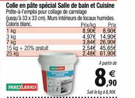 Colle En Pâte Spécial Salle De Bain Et Cuisine