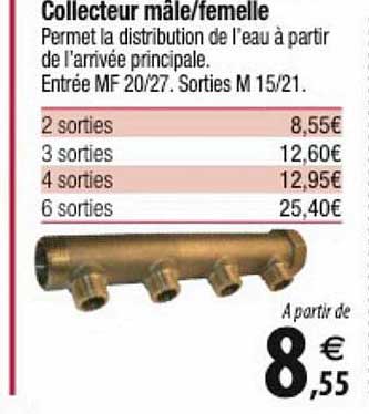 collecteur mâle-femelle