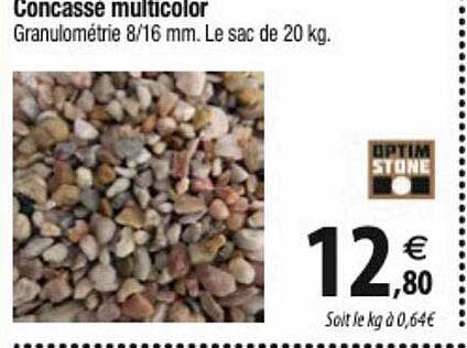 concassé multicolor optim stone