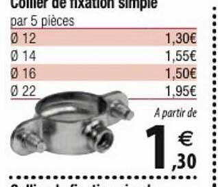 collier de finition simple