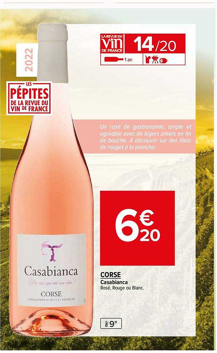 Corse Casabianca Rosé, Rouge Ou Blanc