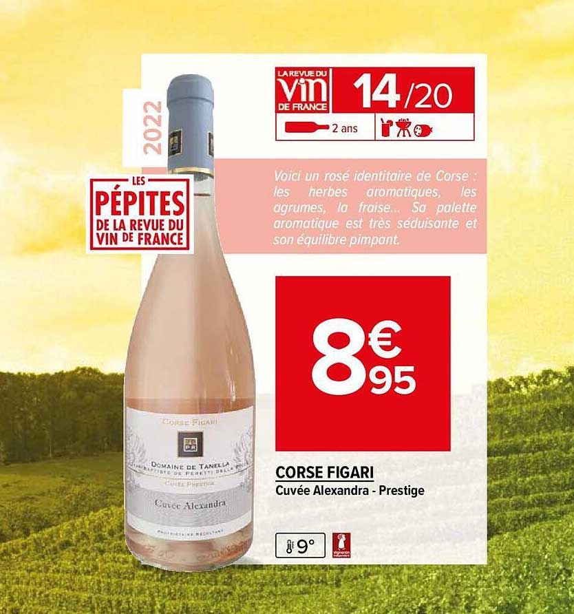 corse figari cuvée alexandra - prestige