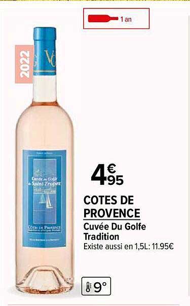 Cotes De Provence Cuvée Du Golfe Tradition