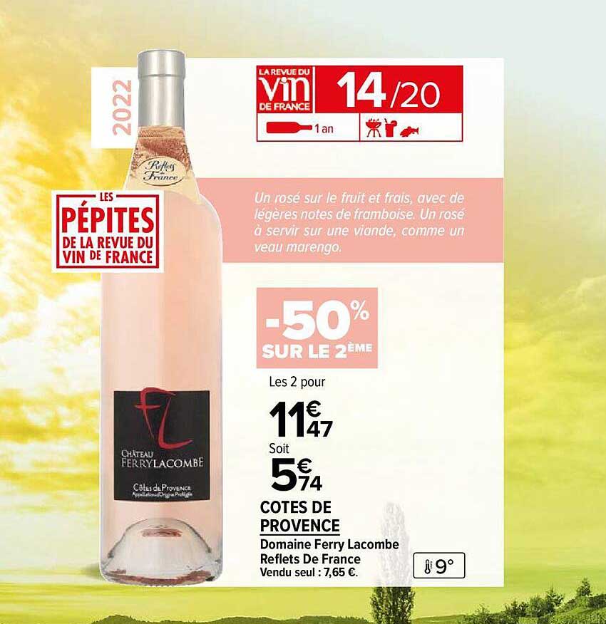 cotes de provence domaine ferry lacombe reflets de france