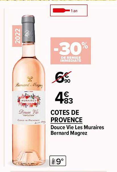 cotes de provence douce vie les muraires bernard magrez