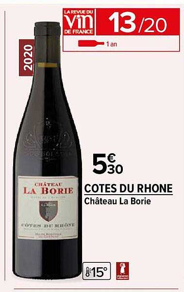cotes du rhone château la borie