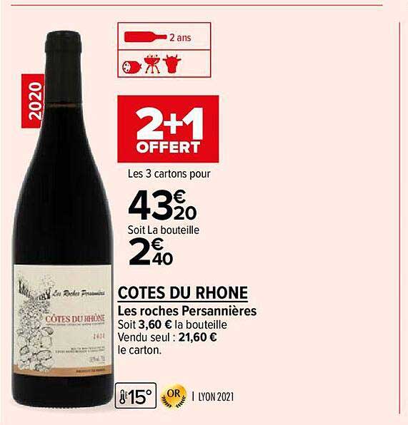cotes du rhone les roches persannières