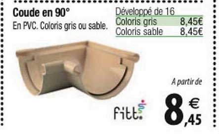 coude en 90° fitt.