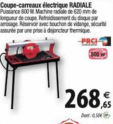 coupe-carreaux électrique radiale prci