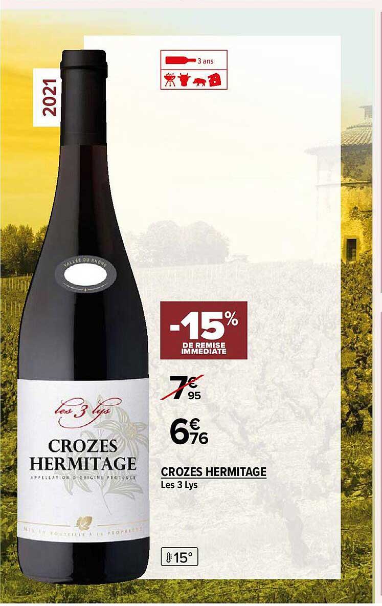 crozes hermitage les 3 lys