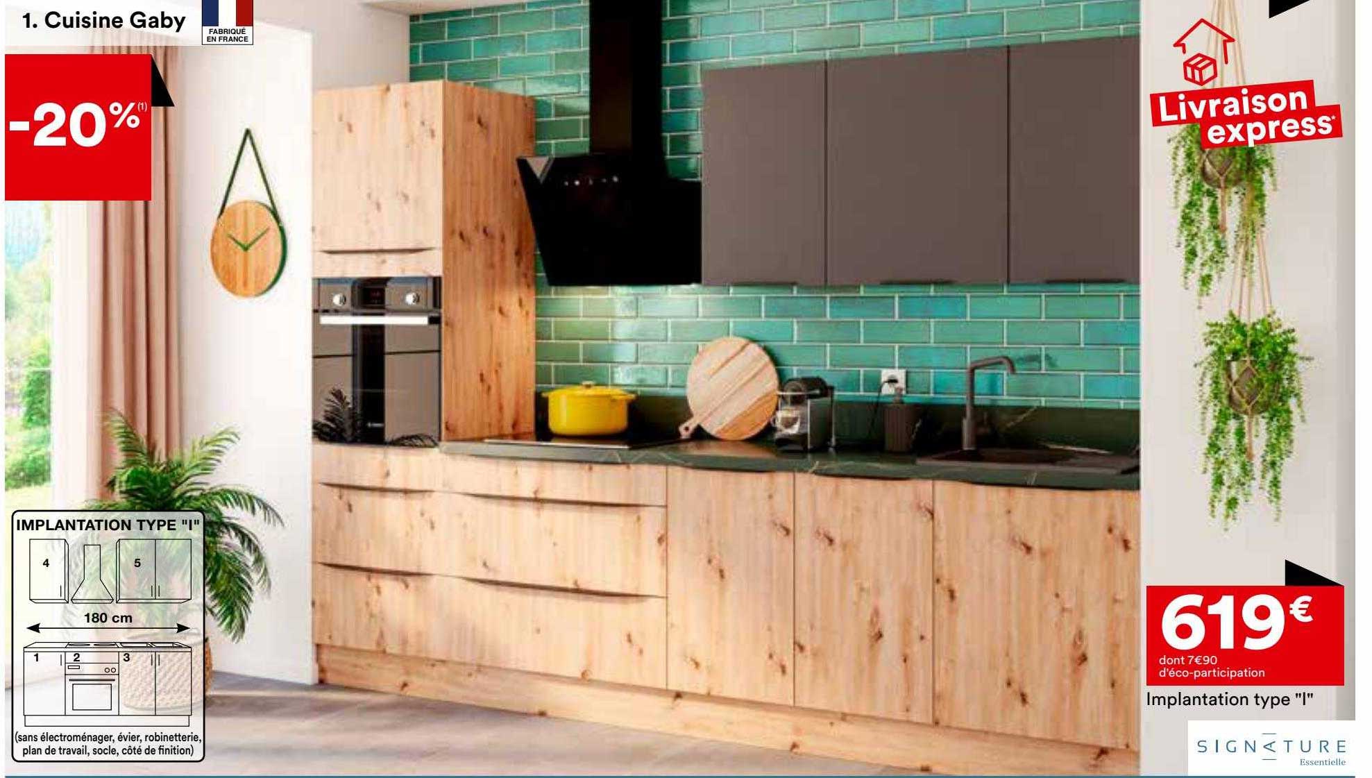 cuisine gaby implantation type "i"