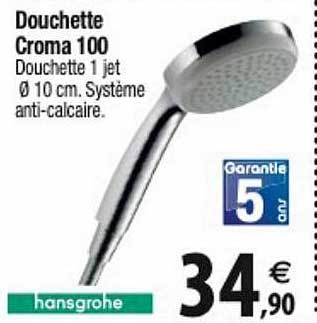 douchette croma 100 hansgrohe