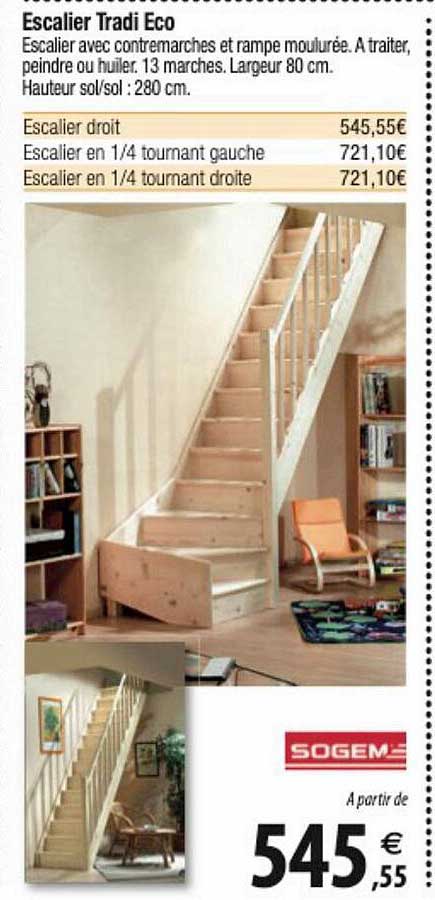 escalier tradi éco sogem