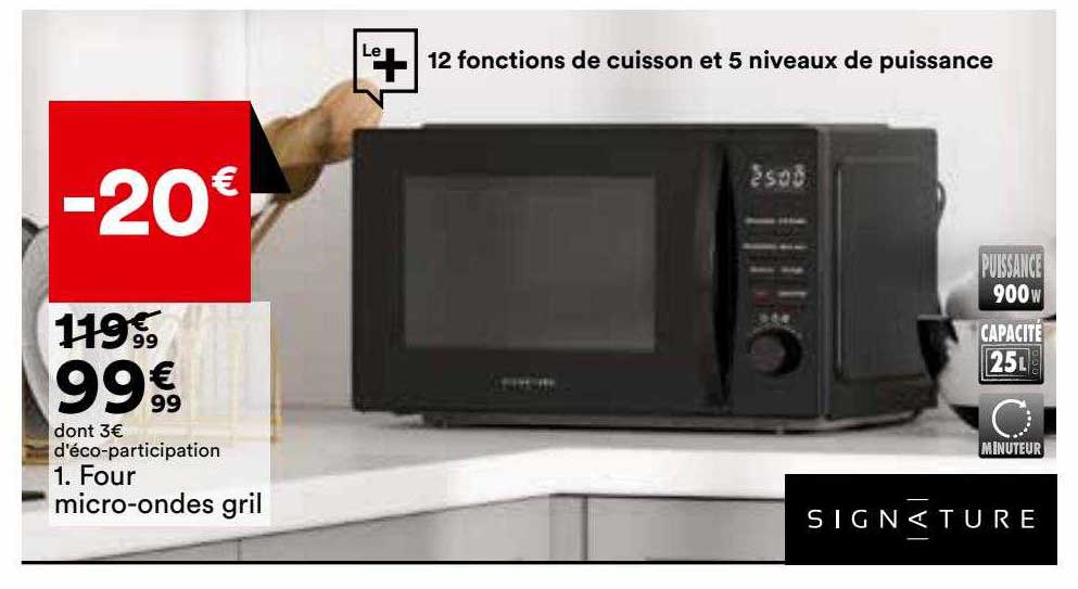 four micro-ondes gril signature