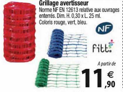 grillage avertisseur