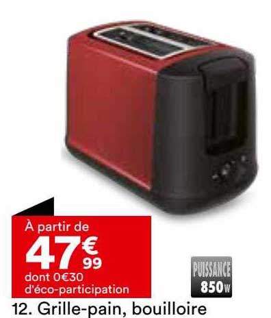 grille-pain, bouilloire