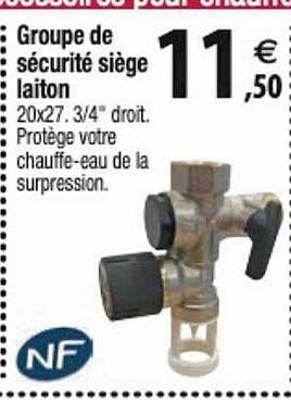 groupe de sécurité siège laiton