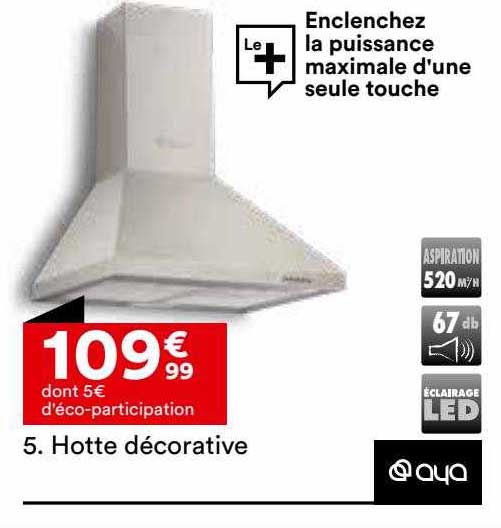 hotte décorative