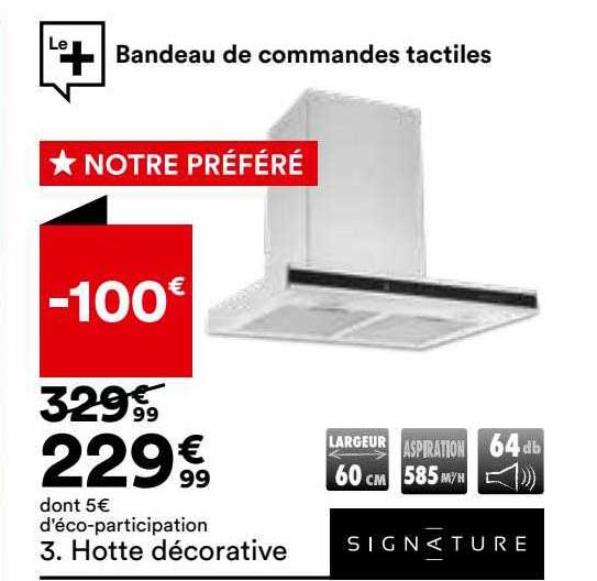 hotte décorative