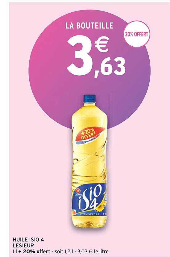 huile isio 4 lesieur