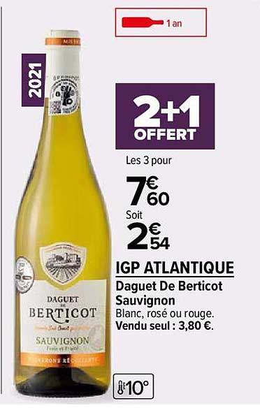igp atlantique daguet de berticot sauvignon