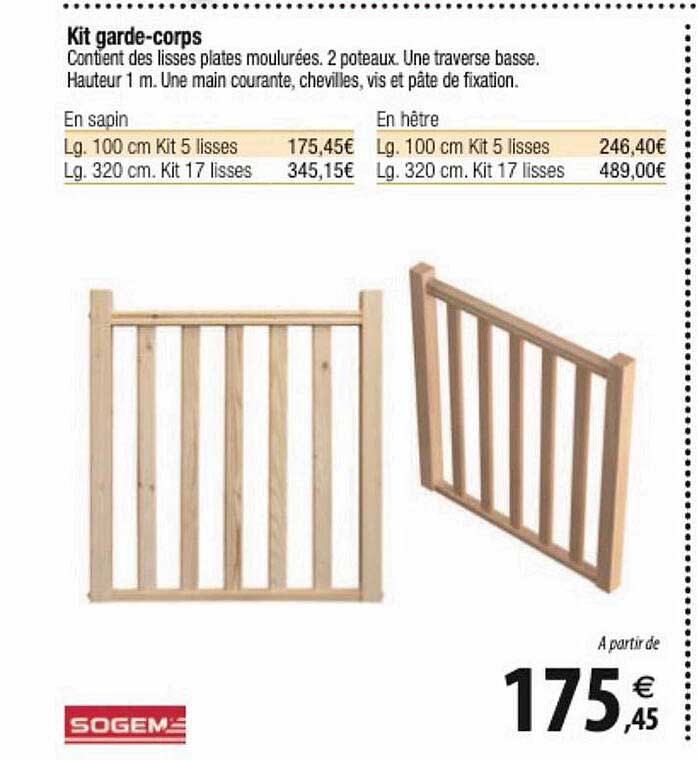 kit garde-corps sogem