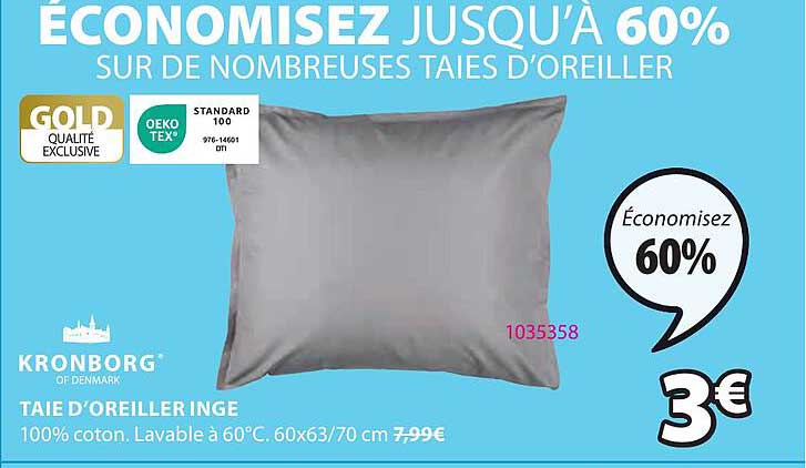 kronborg taie d'oreiller inge