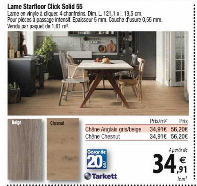 lame starfloor click solid 55 tarkett