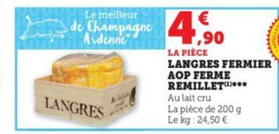 Langres Fermier Aop Ferme Remillet