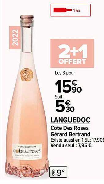 languedoc côte des roses gérard bertrand