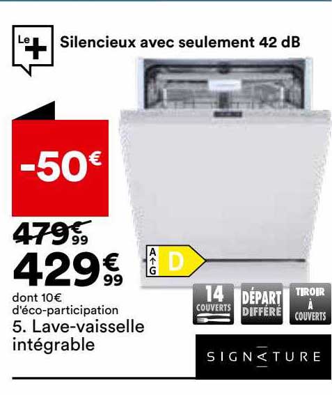 lave-vaisselle intégrable