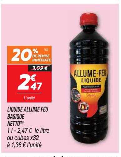 liquide allume feu basique netto