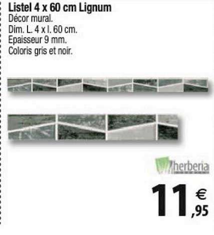 listel 4 x 60 cm lignum herberia