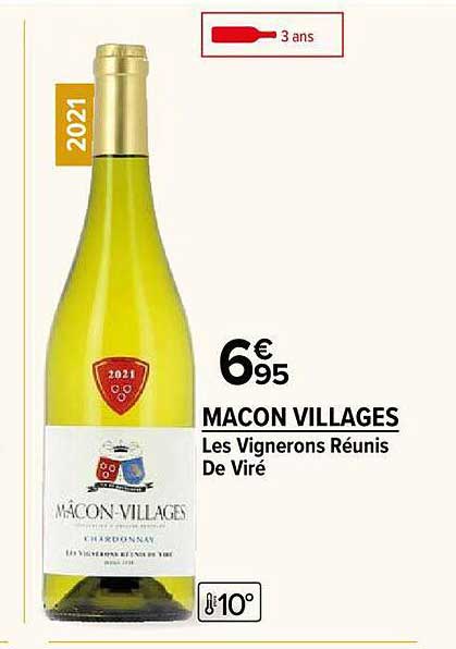 macon villages les vignerons réunis de viré