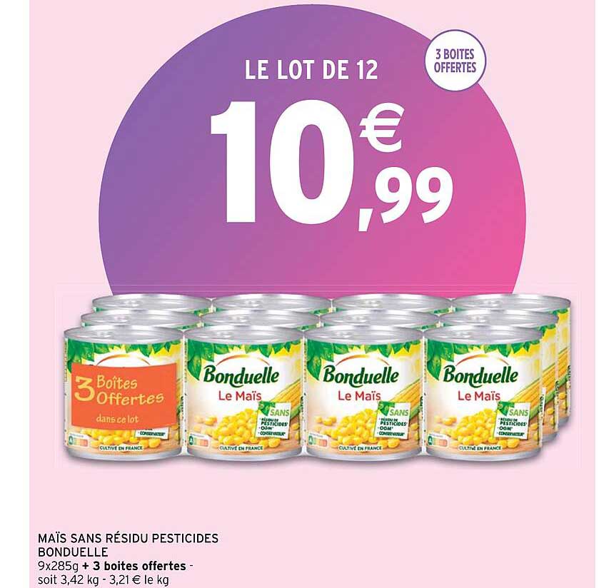 Maïs Sans Résidu Pesticides Bonduelle