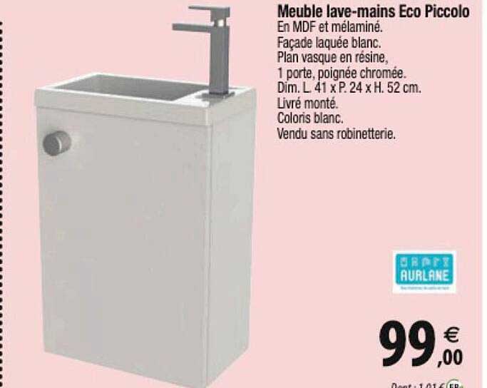 meuble lave-mains eco piccolo