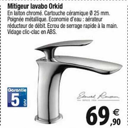 mitigeur lavabo orkid
