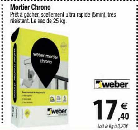 mortier chrono weber