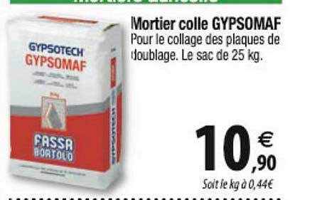 mortier colle gypsomaf gypsotech