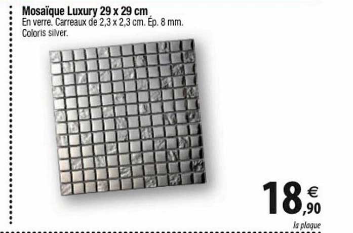 mosaïque luxury 29 x 29 cm